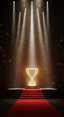 JPG 편집이미지 기념일 상징 백그라운드 성공 조명 이벤트 계단 축제 경쟁 무대 축하 우승 이미지편집 AI컴퓨터그래픽 AI콘텐츠 컨셉 최고 파일형식