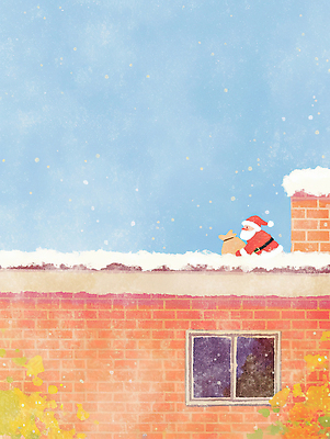 JPG 크리스마스 겨울 일러스트 가족 하늘 지붕 따뜻함 선물 풍경 장식 크리스마스트리 산타클로스 귀여움 축제 흰색 즐거움 뷰티풀 흰눈 아기자기 국내일러스트 AI일러스트 AI콘텐츠 계절 기념일 감정 컬러 컨셉 관계 눈_날씨 파일형식