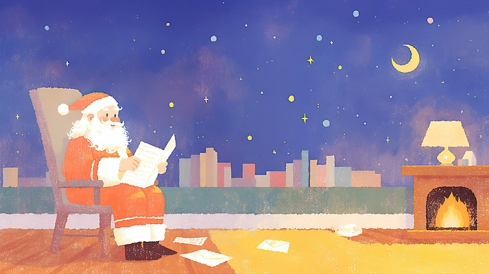 JPG 행복 별 크리스마스 겨울 의자 일러스트 촛불 밤하늘 따뜻함 풍경 세계 산타클로스 꿈 도시 편안함 편지 즐거움 소원 위로 색감 국내일러스트 AI일러스트 AI콘텐츠 자연요소 계절 기념일 감정 가구 초 하늘 감각 야간 파일형식