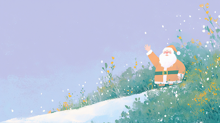 JPG 캐릭터 꽃 행복 크리스마스 겨울 일러스트 자연 동화 눈꽃 따뜻함 풍경 산타클로스 축제 인사 즐거움 화사함 색감 국내일러스트 AI일러스트 AI콘텐츠 식물 계절 기념일 감정 컨셉 눈_날씨 예절 생태계 파일형식