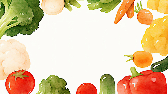 JPG 디자인 컬러 토마토 채소 일러스트 자연 식탁 수채화 건강 미술 식사 당근 샐러드 신선 농부 브로콜리 테두리 그림 유기농 비건 국내일러스트 AI일러스트 AI콘텐츠 직업 웰빙 음식 탁자 문화예술 뿌리채소 생태계 채식주의자 파일형식