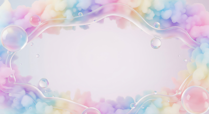 JPG 편집이미지 디자인 컬러 백그라운드 그래픽 물방울 부드러움 파스텔 조화 흐림 뷰티풀 디지털아트 이미지편집 AI컴퓨터그래픽 AI콘텐츠 날씨 학용품 감각 파일형식