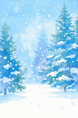 JPG 나무 계절 겨울 일러스트 자연 하늘 바람 풍경 파란색 햇빛 평화 산책 눈송이 차가움 숲 서리 조용 국내일러스트 AI일러스트 AI콘텐츠 자연요소 식물 컬러 컨셉 날씨 휴식 눈_날씨 태양 생태계 파일형식