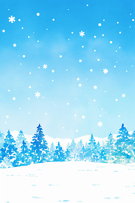 JPG 나무 겨울 일러스트 자연 하늘 바람 산 풍경 파란색 맑음 고요 흰색 눈송이 숲 조화 소복 국내일러스트 AI일러스트 AI콘텐츠 자연요소 식물 계절 컬러 날씨 눈_날씨 생태계 파일형식