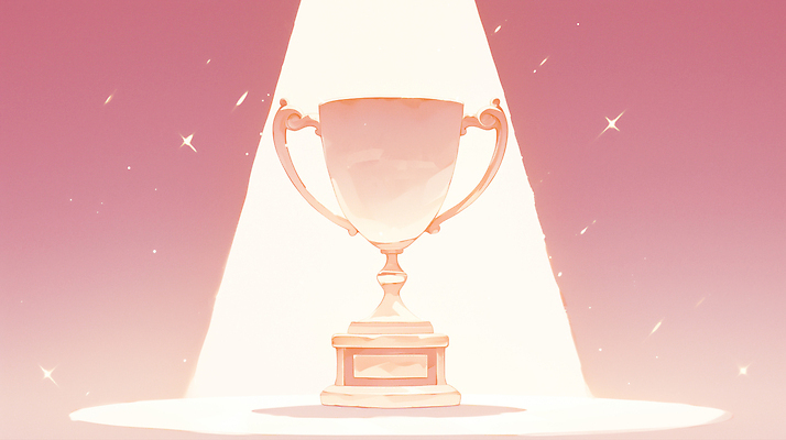 JPG 디자인 예술 상징 일러스트 성공 기념 빛 놀람 경쟁 기쁨 축하 표현 우승 목표 트로피 뷰티풀 순간 국내일러스트 AI일러스트 AI콘텐츠 감정 컨셉 표정 최고 상_우승 파일형식