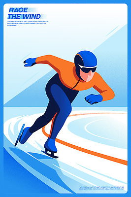 아시아 스포츠 일러스트 바람 겨울스포츠 운동선수 경기 운동 얼음 스케이트 스케이팅 헬멧 연습 속도 역동적 회전 스피드스케이팅 북반구 국내일러스트 AI파일 자연요소 나라 스포츠용품 컨셉 날씨 건강 보호장비 파일형식 벡터