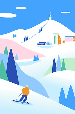 나무 스포츠 여행 겨울 일러스트 모션 자연 하늘 레저 스키 스키장 산 사람 풍경 건물 도전 도시 즐거움 국내일러스트 AI파일 식물 건축물 계절 감정 겨울스포츠 생태계 파일형식 벡터