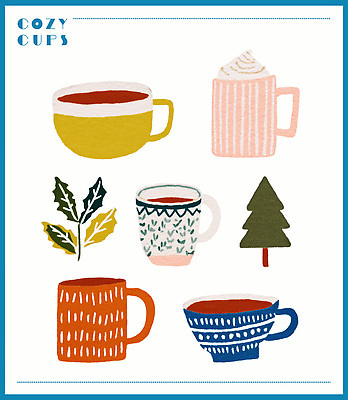 PSD 디자인 커피 음료 컬러 겨울 일러스트 나뭇잎 따뜻함 컵 분위기 크림 오브젝트 그림 자작나무 창작 핸드메이드 아기자기 국내일러스트 나무 식기 계절 컨셉 잎 파일형식