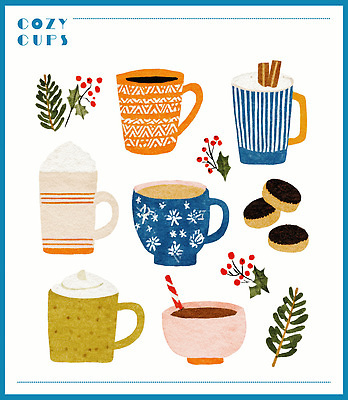 PSD 디자인 감정 음료 예술 상징 컬러 겨울 일러스트 탁자 휴식 디저트 따뜻함 컵 쿠키 편안함 그림 베리 잣 따뜻한음료 국내일러스트 식기 계절 음식 가구 컨셉 과일 견과류 감각 파일형식