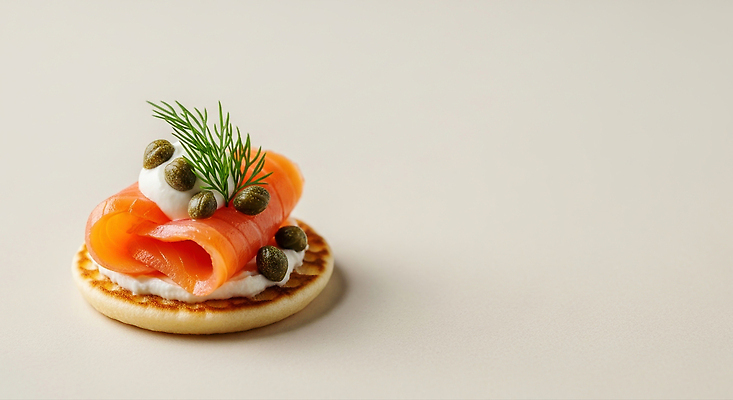 JPG 편집이미지 음식 요리 과자 해산물 안주 향신료 연어 케이퍼 크림치즈 핑거푸드 간편조리식품 편집실사 AI포토 AI콘텐츠 디저트 치즈 어류 CG 향미료 파일형식