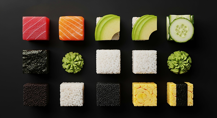 JPG 편집이미지 접시 음료 재료 오이 요리 요리사 초밥 생선회 애피타이저 레시피 아보카도 색감 일본음식 미각 편집실사 AI포토 AI콘텐츠 직업 식기 음식 채소 과일 회 감각 CG 파일형식