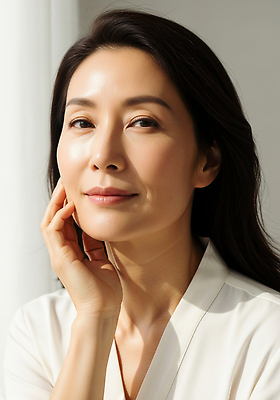 JPG 편집이미지 여자 얼굴 실내 표정 미소 일상 햇빛 호흡 편안함 피부 모던 스킨케어 뷰티풀 의료성형뷰티 편집실사 AI인물포토 AI콘텐츠 사람 내부 라이프 신체부위 태양 뷰티 감각 CG 파일형식 AI포토