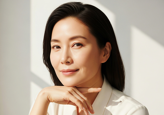 JPG 편집이미지 손 여자 감정 포즈 백그라운드 조명 표정 미소 모던 턱 뷰티풀 의료성형뷰티 스타일 차분 편집실사 AI인물포토 AI콘텐츠 컨셉 사람 신체부위 CG 파일형식 AI포토