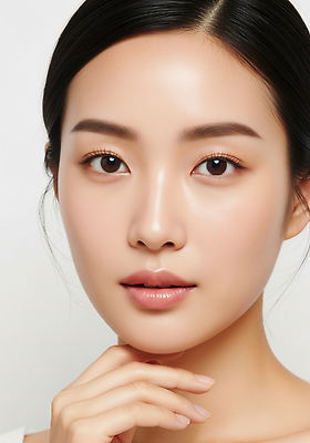 JPG 편집이미지 여자 얼굴 조명 표정 화장 뷰티 머리카락 촉촉함 자신감 피부 뷰티풀 의료성형뷰티 편집실사 AI인물포토 AI콘텐츠 감정 사람 신체부위 머리 젖음 CG 파일형식 AI포토