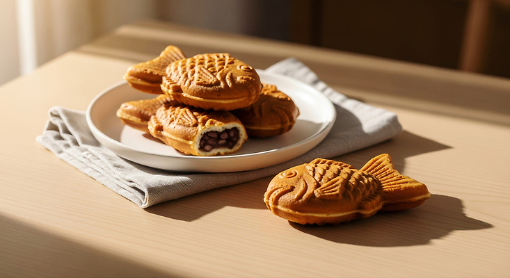 JPG 편집이미지 한국전통 접시 음식 탁자 아침 디저트 햇빛 달콤 편안함 볶음 팥 붕어빵 간편조리식품 바삭바삭 편집실사 AI포토 AI콘텐츠 주간 전통 식기 빵 가구 컨셉 한국 태양 감각 맛 CG 겨울간식 파일형식