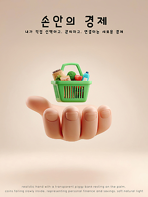 PSD 편집이미지 손 음식 돈 설계 관리 경제 쇼핑 바구니 저금통 소비 계획 투자 재정 철학 편집3D 교육 컨셉 비즈니스 신체부위 3D 저축 재산 파일형식