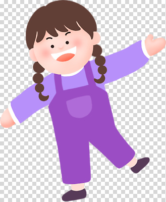 편집이미지 행복 어린이 포즈 모션 놀이 웃음 보라색 기쁨 표현 즐거움 PNG 감정 컬러 표정 사람 파일형식