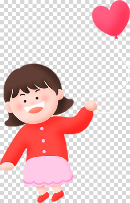 편집이미지 옷 행복 감정 어린이 모션 놀이 미소 웃음 소녀 빨간색 시간 즐거움 풍선 PNG 순간 여자 컬러 표정 사람 파일형식