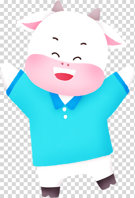 동물 편집이미지 캐릭터 디자인 감정 웃음 친구 귀여움 기쁨 표현 소 환영 PNG 컨셉 포유류 관계 표정 파일형식