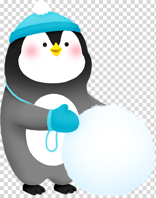 잡화 계절 감정 컨셉 조류 눈_날씨 생태계 파일형식 펭귄 겨울 장갑 눈덩이 즐거움 동물 귀여움 자연 놀이 눈사람 패션 컬러 편집이미지 PNG