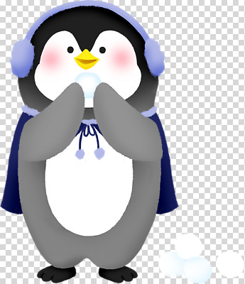 옷 계절 감정 컨셉 조류 생태계 파일형식 펭귄 겨울 즐거움 놀이 추위 모임 귀여움 털옷 눈사람 모션 자연 동물 편집이미지 PNG