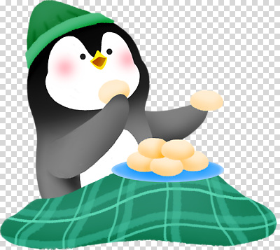 감정 음식 컨셉 모션 조류 사람 파일형식 펭귄 떡 먹기 귀여움 행복 디저트 아기 놀기 동물 캐릭터 한식 편집이미지 PNG