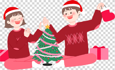 계절 기념일 감정 크리스마스 관계 표정 파일형식 크리스마스트리 장식 웃음 선물 행복 가족 축제 놀이 즐거움 연말 겨울 편집이미지 PNG