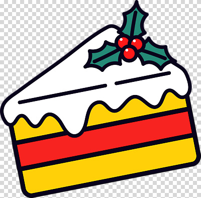 계절 기념일 음식 컨셉 디저트 이벤트 맛 크림 파일형식 케이크 크리스마스 겨울 생크림 장식 축제 컬러 식사 감정 달콤 편집이미지 PNG