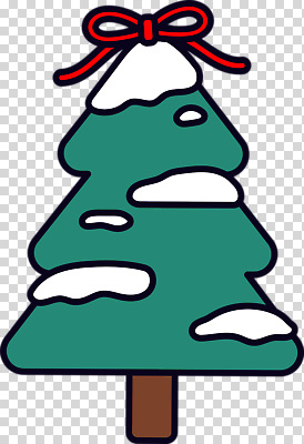식물 계절 기념일 컬러 크리스마스 파일형식 크리스마스트리 겨울 리본 장식 풍경 초록색 흰색 나무 축제 환경 편집이미지 PNG