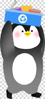 컨셉 조류 환경 친환경 파일형식 펭귄 캐릭터 재활용 보호 상자 분리수거 동물 Cartoon 디자인 모션 편집이미지 PNG
