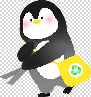 잡화 컨셉 모션 조류 사람 환경 친환경 파일형식 펭귄 캐릭터 재활용 귀여움 가방 동물 보호 그리기 교육 어린이 편집이미지 PNG