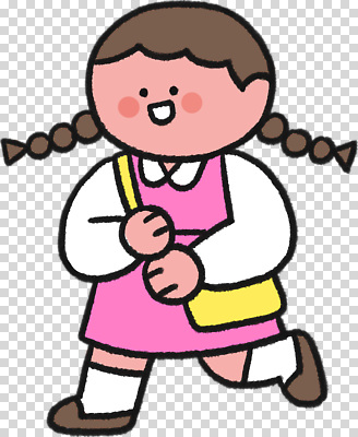 편집이미지 캐릭터 긴머리 원피스 어린이 학교 놀이 소녀 친구 소풍 즐거움 PNG 헤어스타일 옷 여자 교육 감정 관계 사람 야외활동 파일형식
