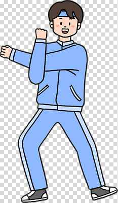 옷 스포츠 컬러 신발 컨셉 건강 사람 운동 파일형식 남자 스트레칭 운동복 파란색 에너지 청춘 유산소운동 운동선수 운동화 편집이미지 PNG