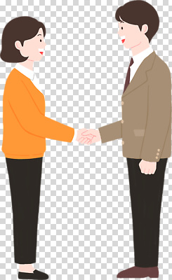 편집이미지 여자 남자 비즈니스 관계 협력 악수 대화 정장 사무실 만남 인사 스웨터 환영 PNG 소통 옷 컨셉 상의 말하기 사람 손짓 예절 파일형식