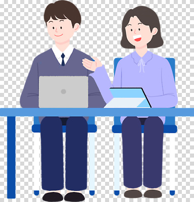 편집이미지 여자 남자 회의 협력 대화 설명 웃음 노트북 태블릿 사무실 작업 직원 사무용가구 PNG 가구 비즈니스 모션 표정 말하기 사람 전자제품 스마트기기 파일형식