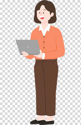 편집이미지 기술 소녀 일상 노트북 전자제품 컴퓨터 사무실 디지털 주황색 청바지 사무 스웨터 집중 모던 PNG 여자 어린이 컬러 컨셉 상의 비즈니스 바지 라이프 업무 파일형식
