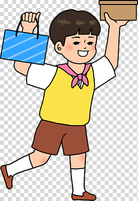 편집이미지 행복 어린이 모션 하늘 웃음 소년 일상 상자 달리기 소풍 기쁨 즐거움 장면 PNG 남자 감정 표정 사람 라이프 야외활동 파일형식 생활