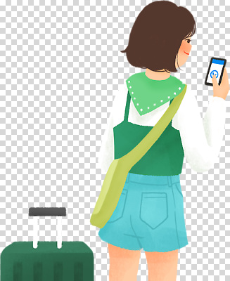 편집이미지 옷 여행 이동 가방 반바지 소녀 여름 스마트폰 핸드폰 탑 준비 PNG 등장 체크인 스타일 건축물 잡화 계절 여자 어린이 컨셉 바지 전자제품 스마트기기 파일형식