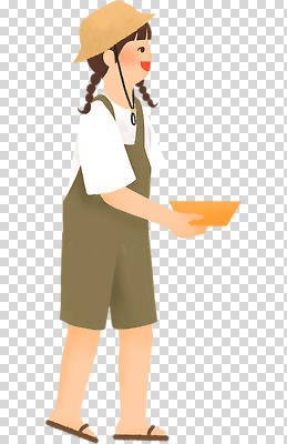 편집이미지 그릇 어린이 포즈 웃음 농장 소풍 귀여움 주황색 즐거움 PNG 식기 감정 컬러 컨셉 농업 표정 사람 야외활동 파일형식