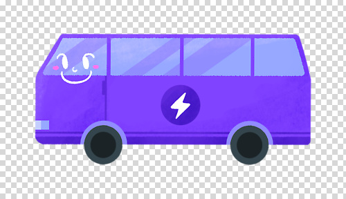 육상교통 교통수단 컬러 교통 컨셉 대중교통 표정 환경 에너지 파일형식 버스 전기에너지 보라색 귀여움 친환경 디자인 그림 캐릭터 웃음 자동차 상징 편집이미지 PNG