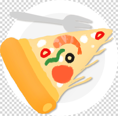 식기 음식 컨셉 모션 유제품 패스트푸드 서양음식 야간 파일형식 피자 조각 포크 접시 먹기 토핑 해산물 채소 치즈 맛 요리 디저트 점심 저녁 편집이미지 PNG