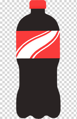 음료 선 컬러 라이프 탄산 병_담는 파일형식 탄산음료 빨간색 흰색 디자인 곡선 패키지 일상 소비 음료수병 심볼 편집이미지 PNG