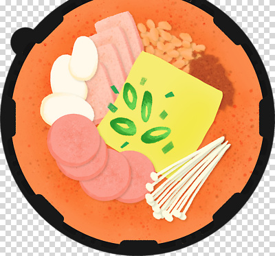 전통 식기 음식 가공식품 찌개 파 파일형식 김치찌개 그릇 재료 두부 소시지 버섯 대파 양념 한식 국물 식재료 전통음식 편집이미지 PNG