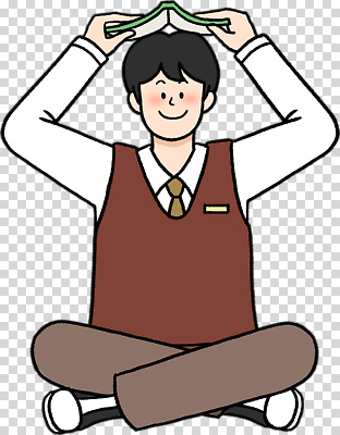 교육 컨셉 학교 파일형식 학생 책 집중 명상 교실 학습 머리위 차분 정리 감정 표정 연습 편집이미지 PNG