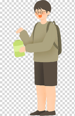 편집이미지 학생 교육 가방 반바지 모션 청소년 건강 서기 들기 풍경 소년 일상 자연보호 친환경 PNG 잡화 남자 어린이 바지 자연 사람 라이프 환경 보호 파일형식