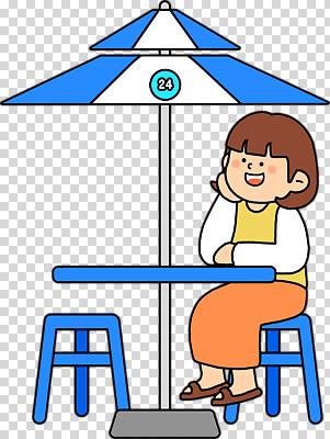 편집이미지 여유 의자 탁자 휴식 따뜻함 미소 소녀 친구 공간 카페 만남 발코니 파라솔 분위기 PNG 여자 감정 어린이 가구 컨셉 관계 표정 상점 파일형식 생활용품 사람 오브젝트