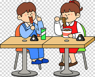 편집이미지 행복 음료 어린이 음식 학교 대화 친구 식사 즐거움 국수 점심 핫도그 카페테리아 PNG 교육 감정 관계 패스트푸드 말하기 사람 면류 파일형식 모션 인스턴트
