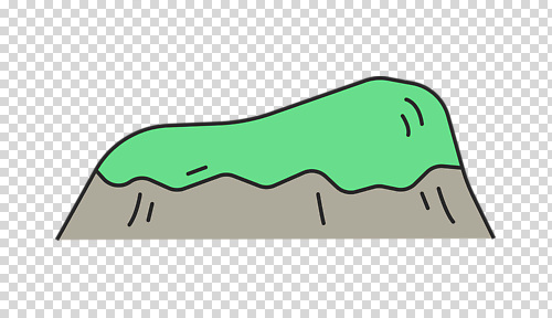 컬러 컨셉 풍경 감각 생태계 파일형식 언덕 자연 초록색 백그라운드 디자인 단순화된 경관 모양 부드러움 선 회색 평화 감정 편집이미지 PNG