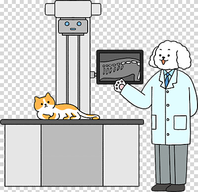 동물 편집이미지 의학 건강 치료 반려동물 고양이 기계 진료 의사 수술 검사 클리닉 동물병원 PNG 수의사 방사선 포유류 병원 의료진 파일형식 직업