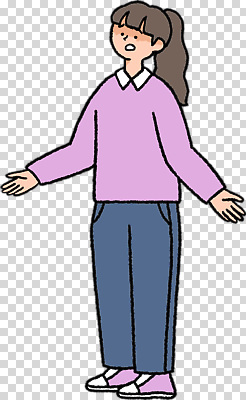 편집이미지 손 옷 여자 포즈 모션 발 표정 일상 캐주얼 머리 놀람 청바지 스웨터 PNG 스타일 감정 상의 바지 사람 라이프 신체부위 파일형식